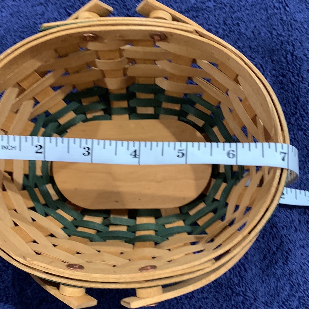 Longaberger 2004 Tree Trimming Collection Gumdrop basket set. - Picture 9 of 11